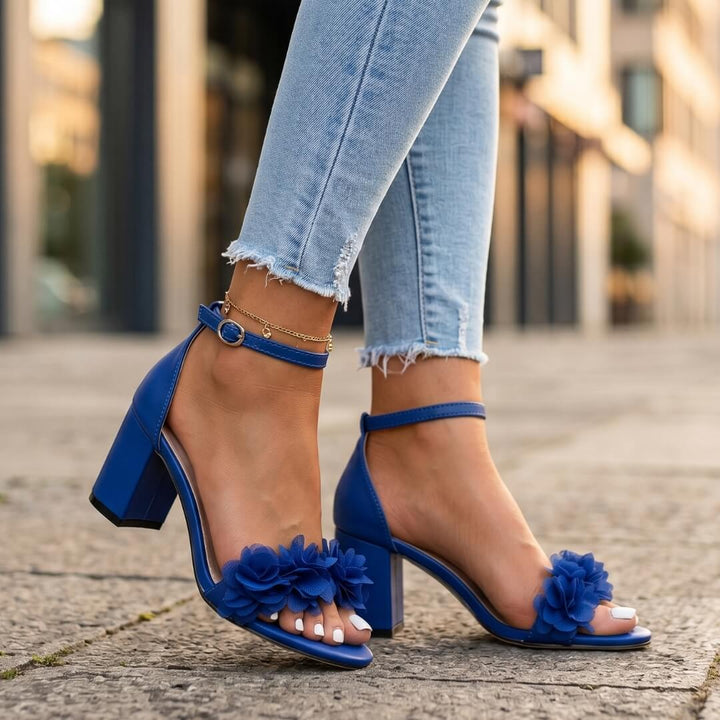 Bloom Block Sandals