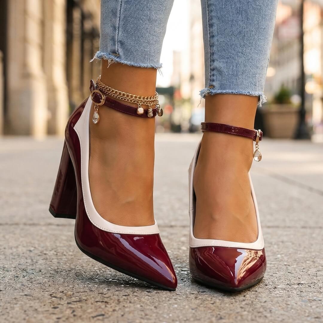 Corinna Gloss Heels