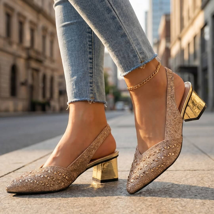 Calista Crystal Heels