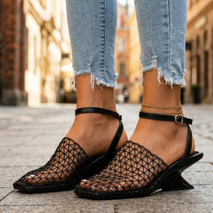 Vanessa Mesh Heels