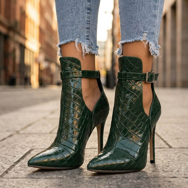 Lou Leather Heels