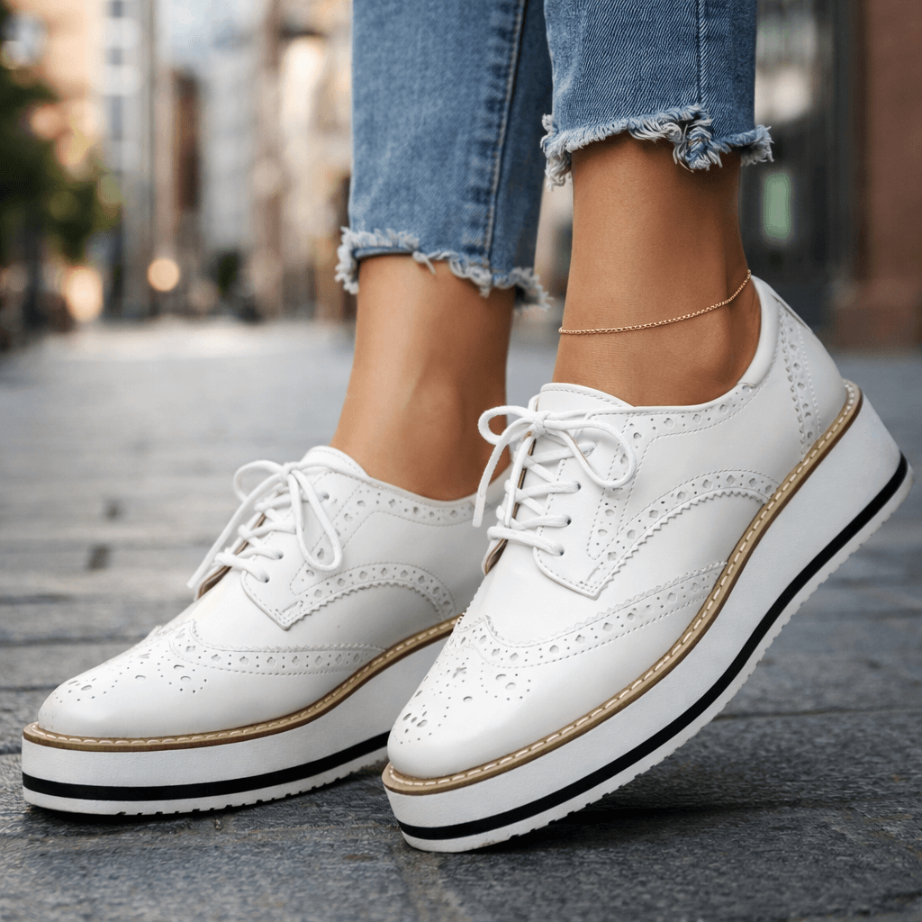 Venetia Leather Platforms