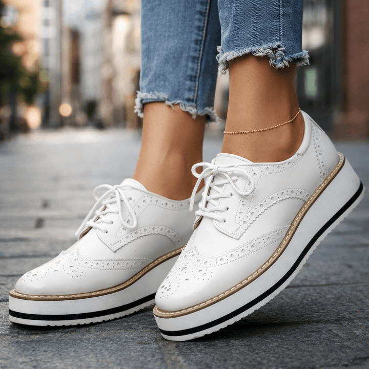 Venetia Leather Platforms