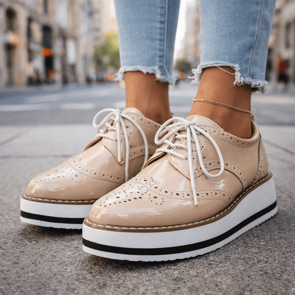 Venetia Leather Platforms