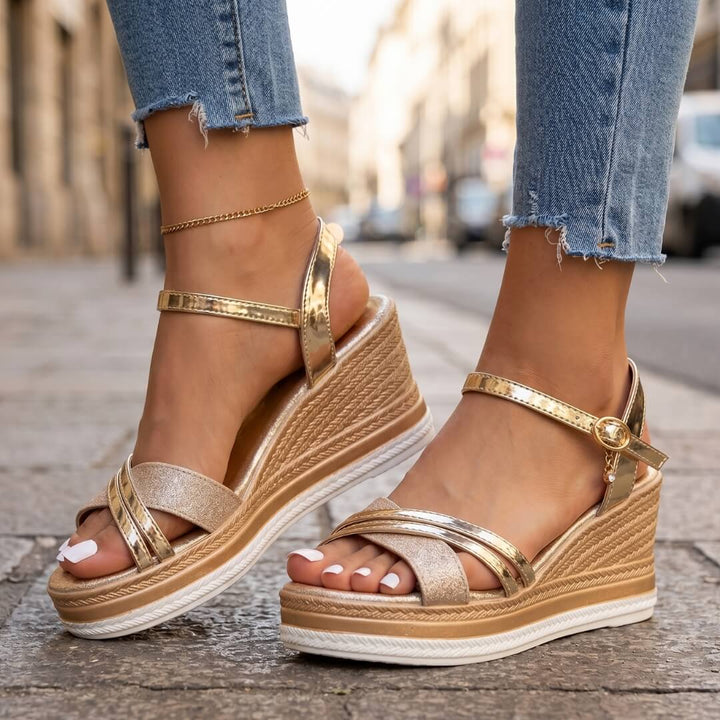 Viveka Wedge Sandals