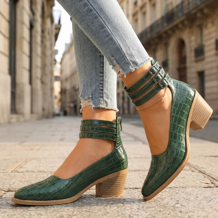 Cassia Leather Heels