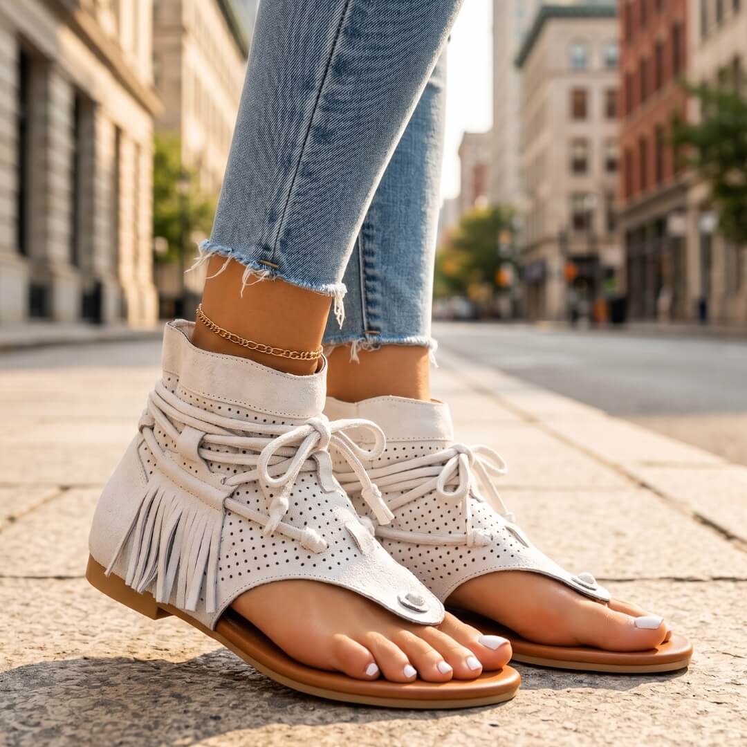 Araminta Suede Sandals