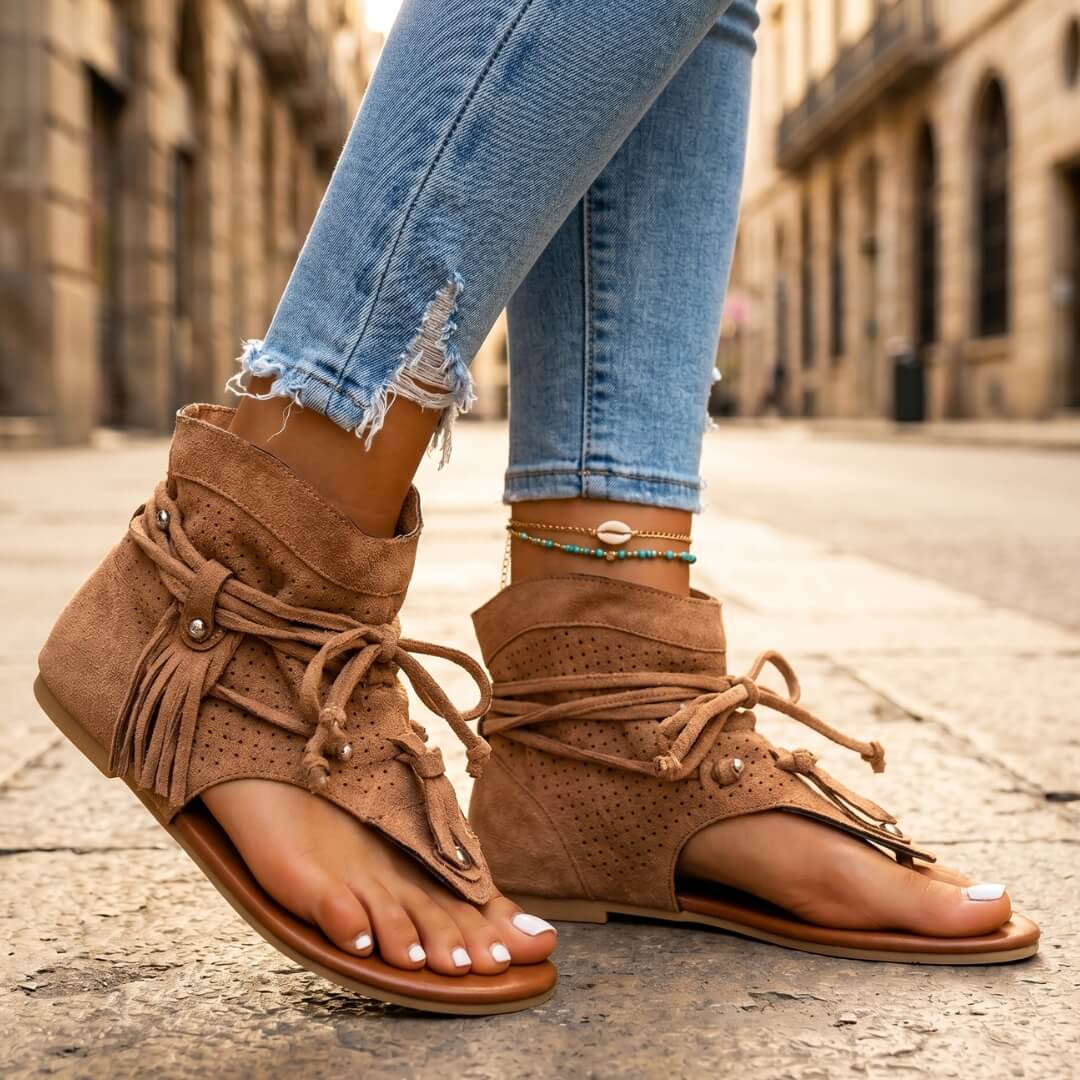Araminta Suede Sandals
