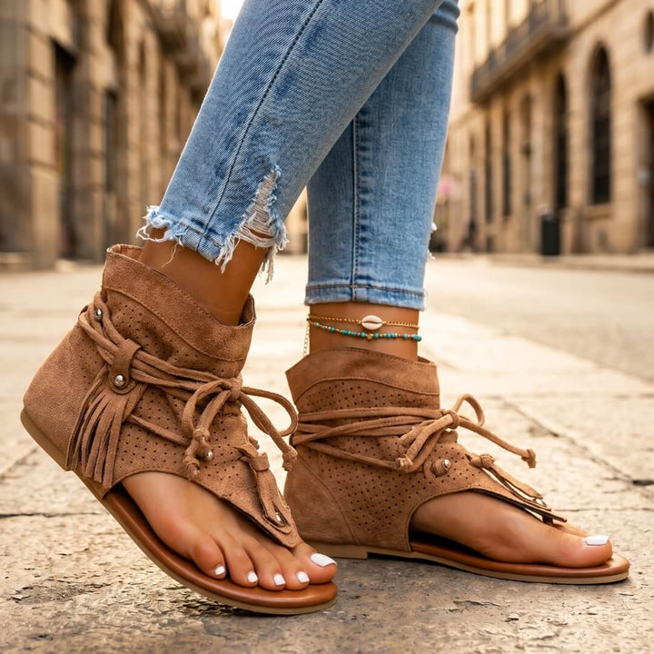 Araminta Suede Sandals