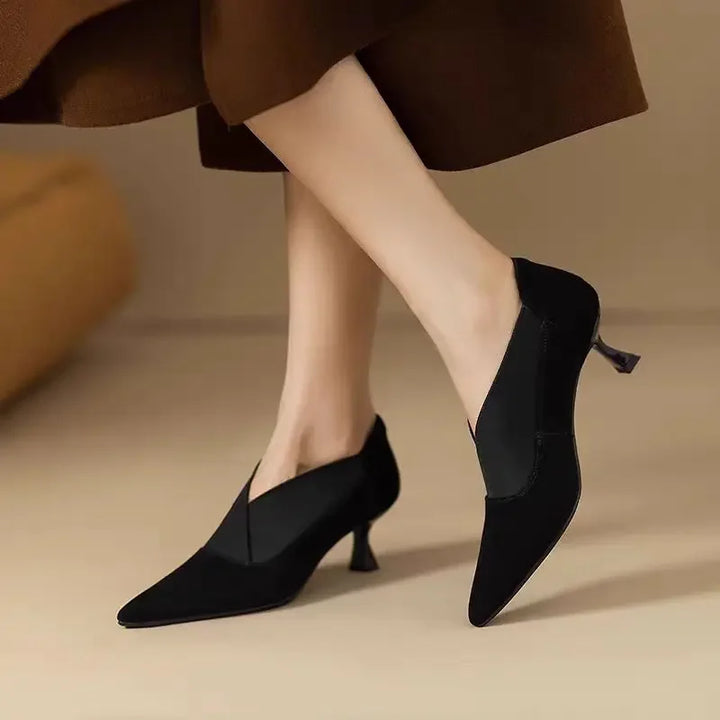 Luna Suede Heels